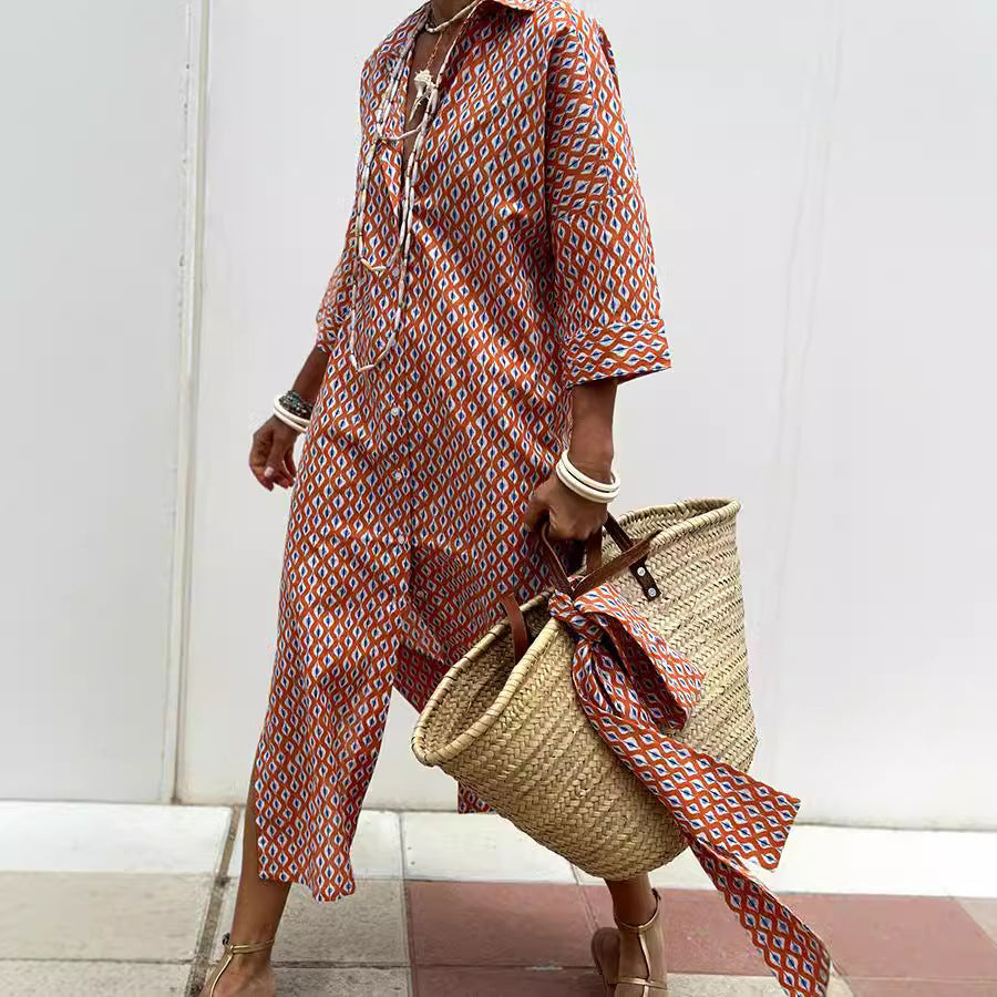 SORAYA - FLUID COTTON DRESS