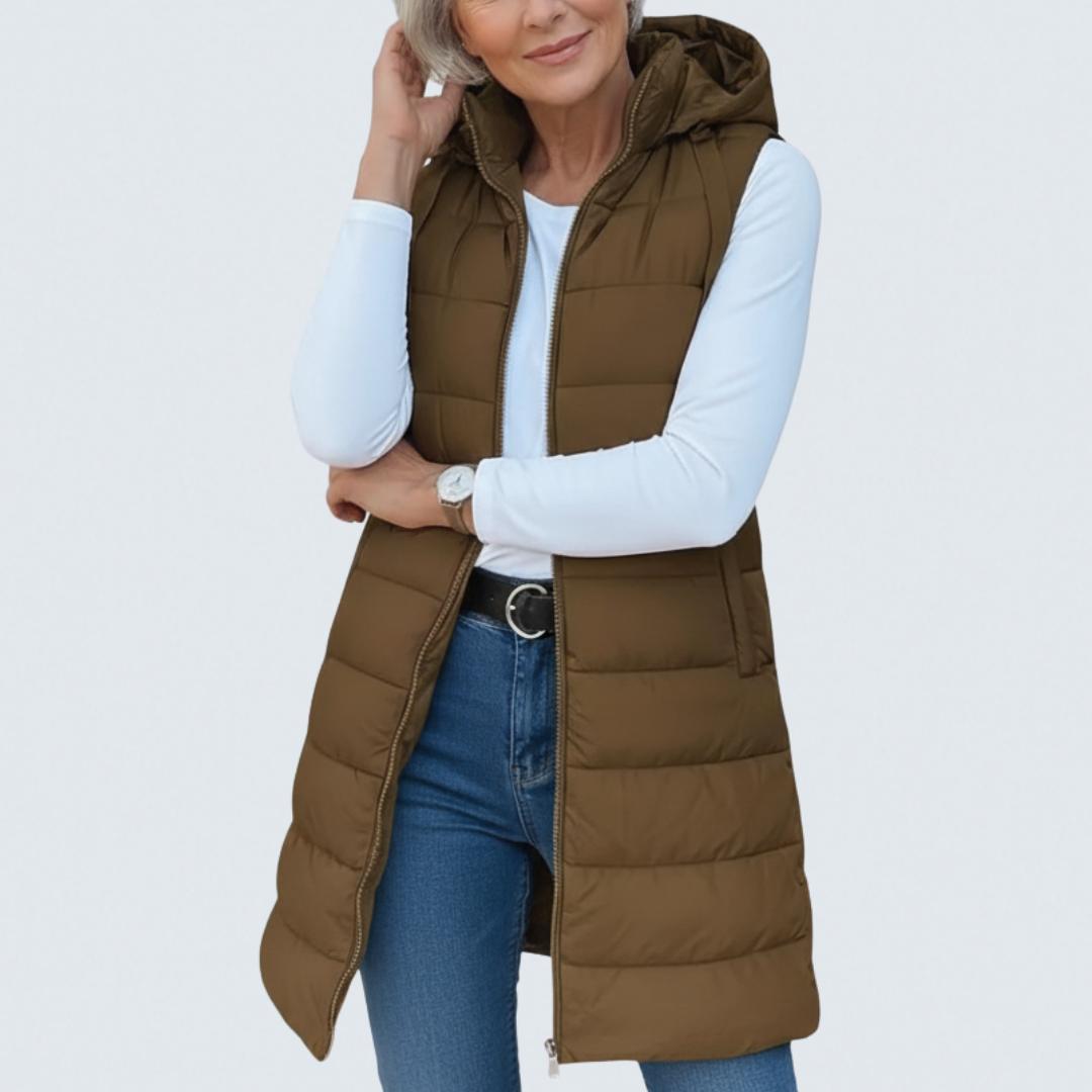 ROSA | Casual Long Puffer Vest