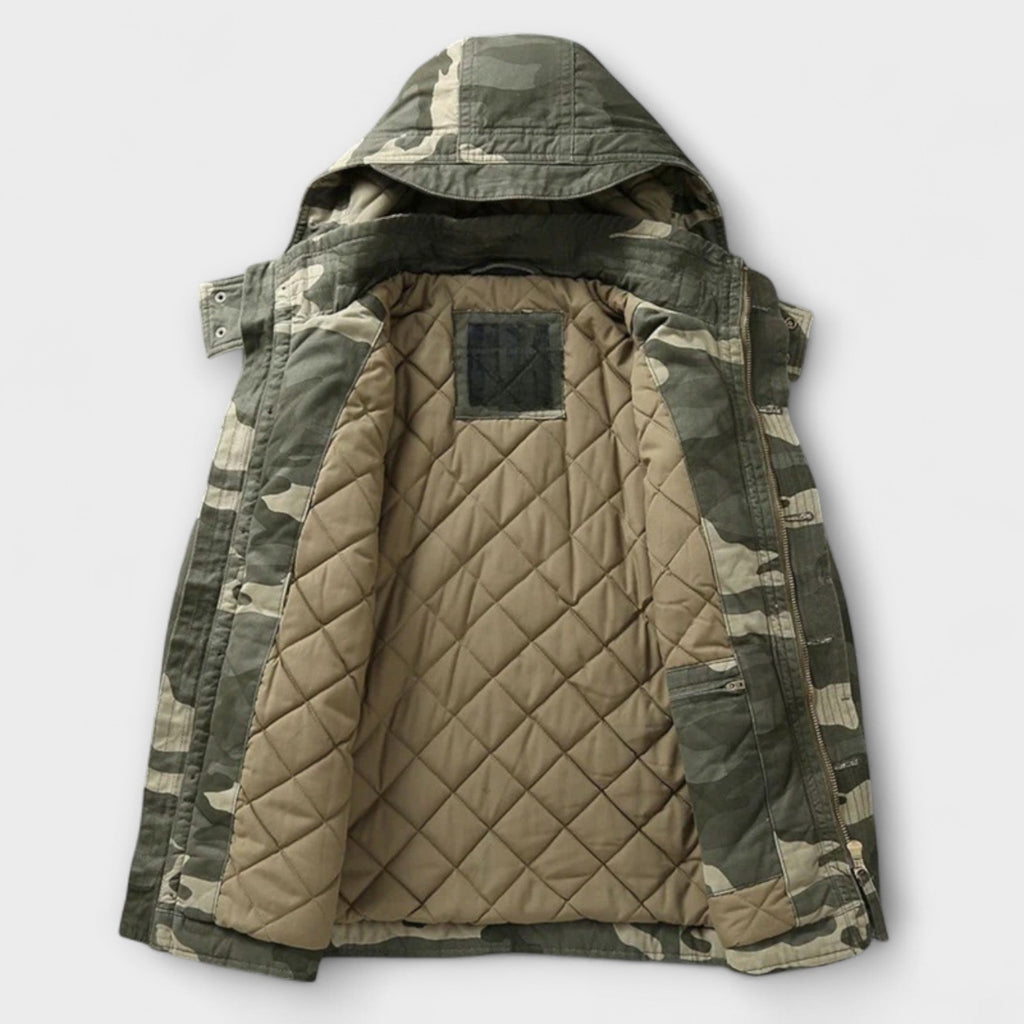 Ryan | Retro Style Hooded Jacket