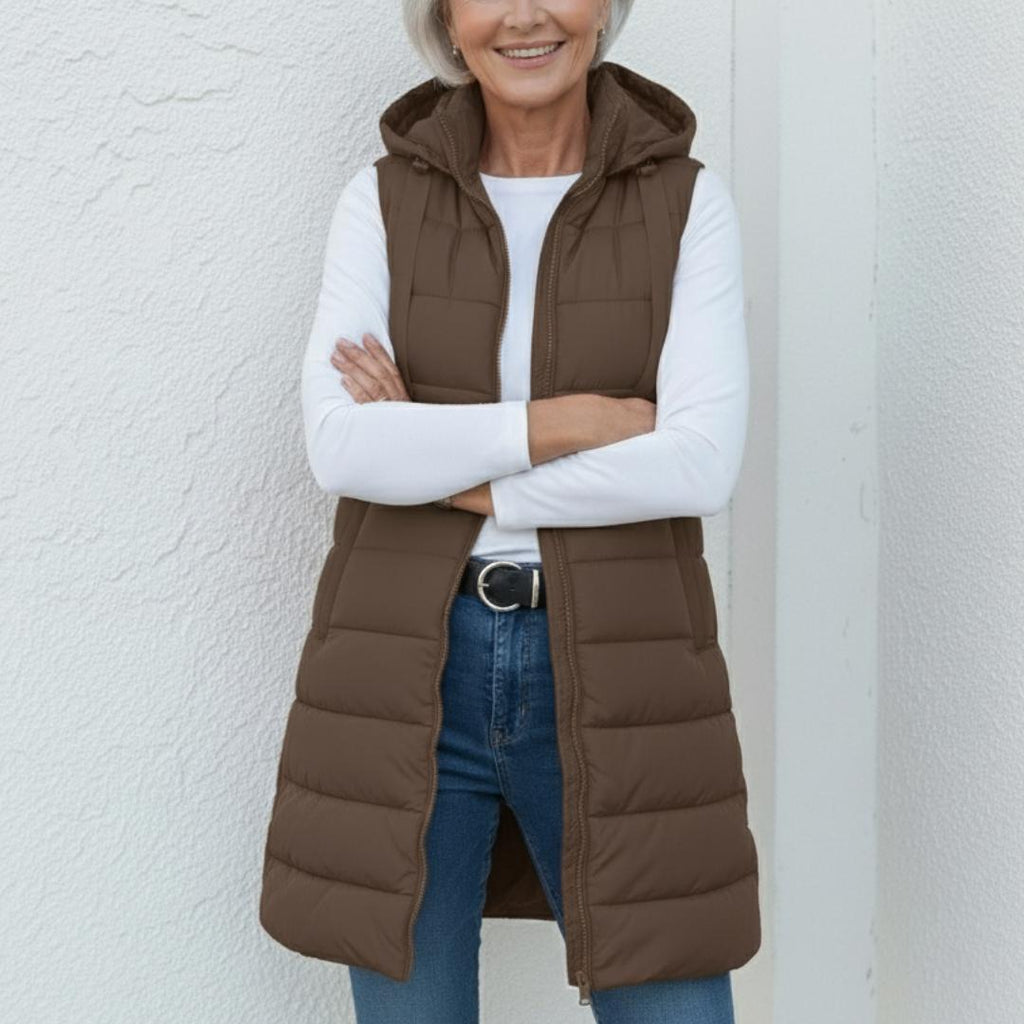 ROSA | Casual Long Puffer Vest