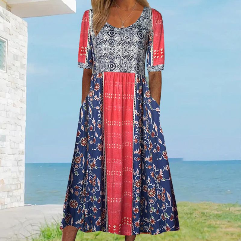 Soléane - Elegant Bohemian Dress