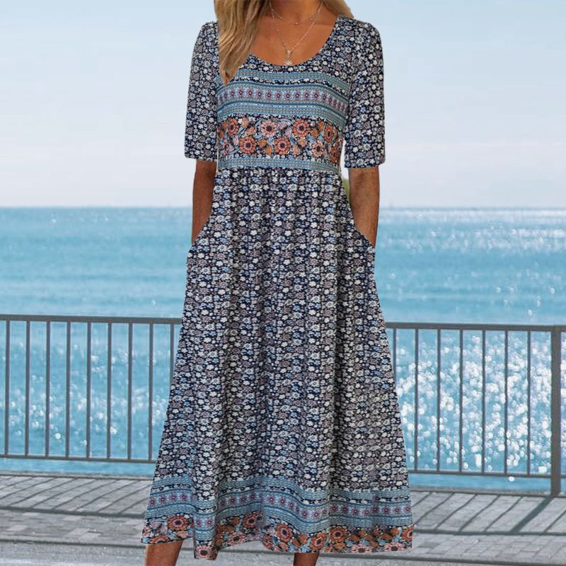 Soléane - Elegant Bohemian Dress