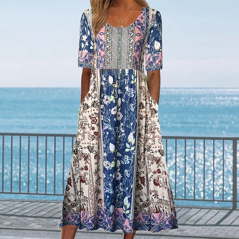 Soléane - Elegant Bohemian Dress
