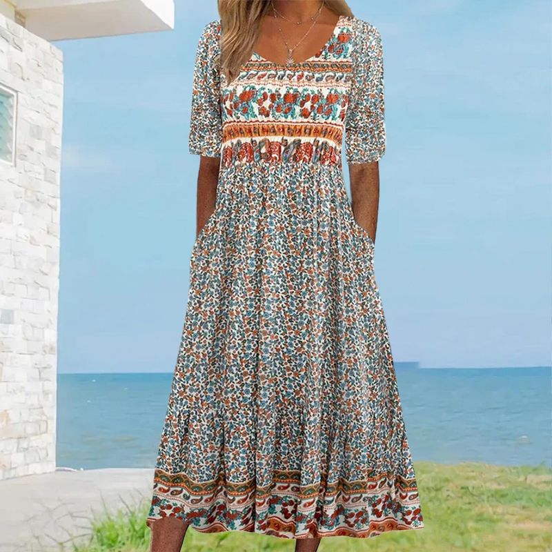 Soléane - Elegant Bohemian Dress