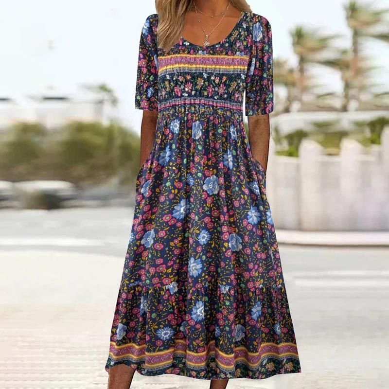 Soléane - Elegant Bohemian Dress