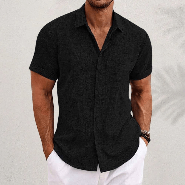 VINCE - CASUAL LINEN BLEND SHIRT