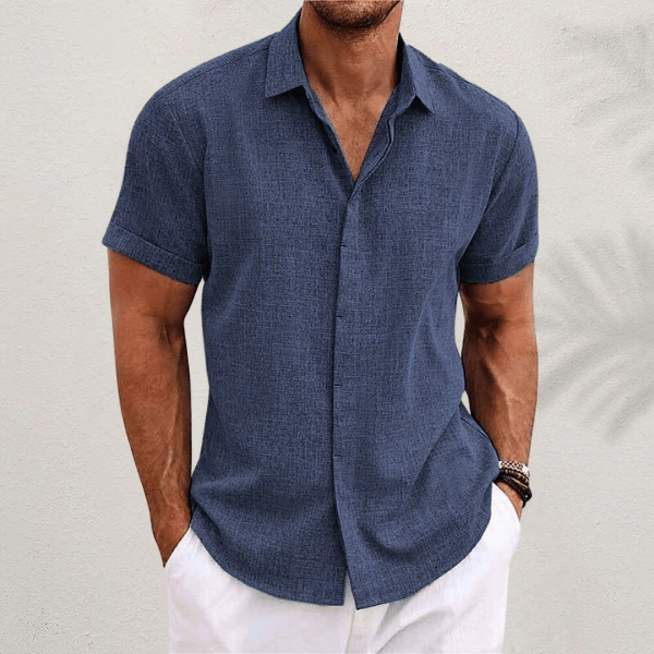 VINCE - CASUAL LINEN BLEND SHIRT