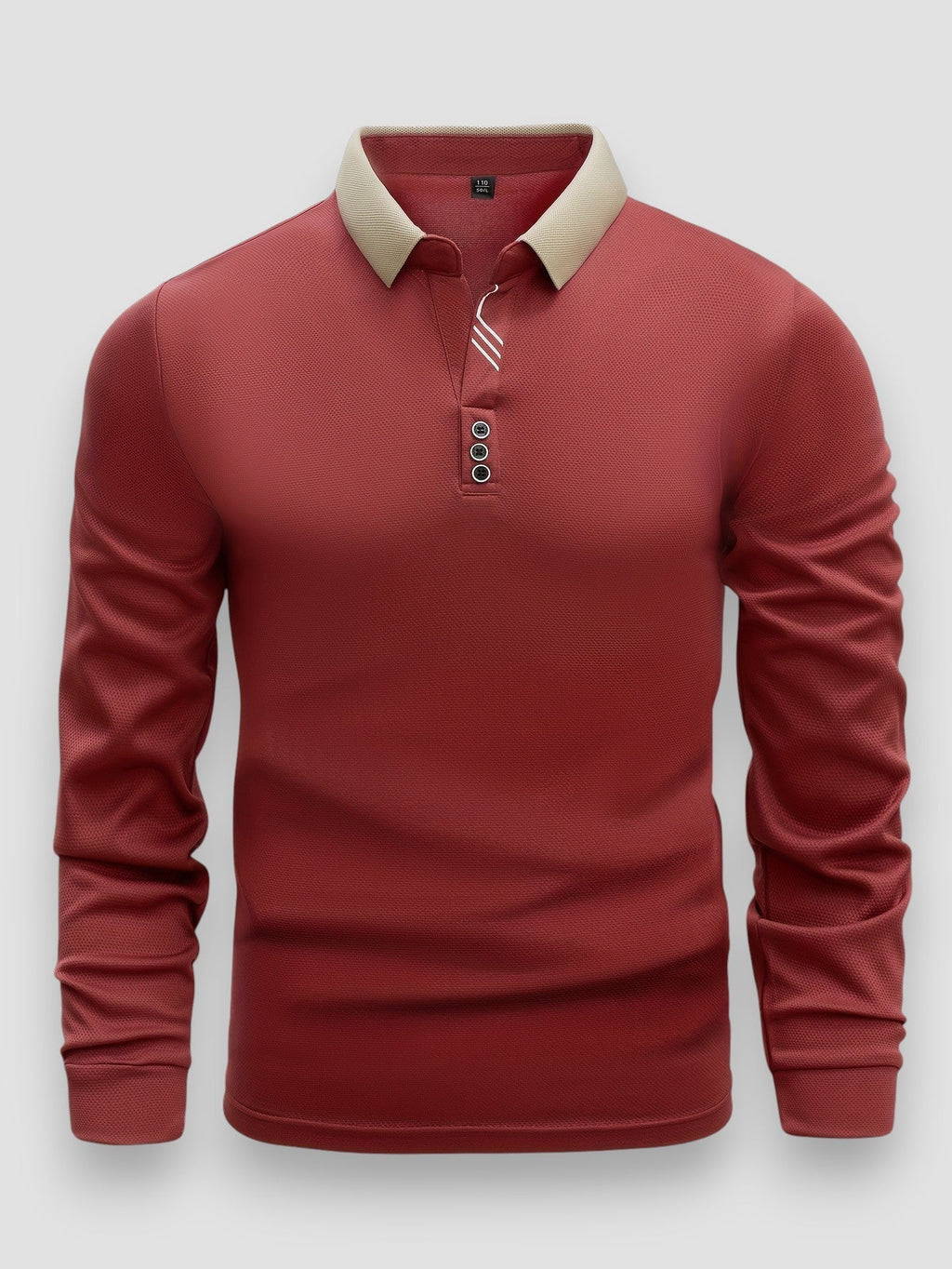 Adair | Retro Long-Sleeve Polo