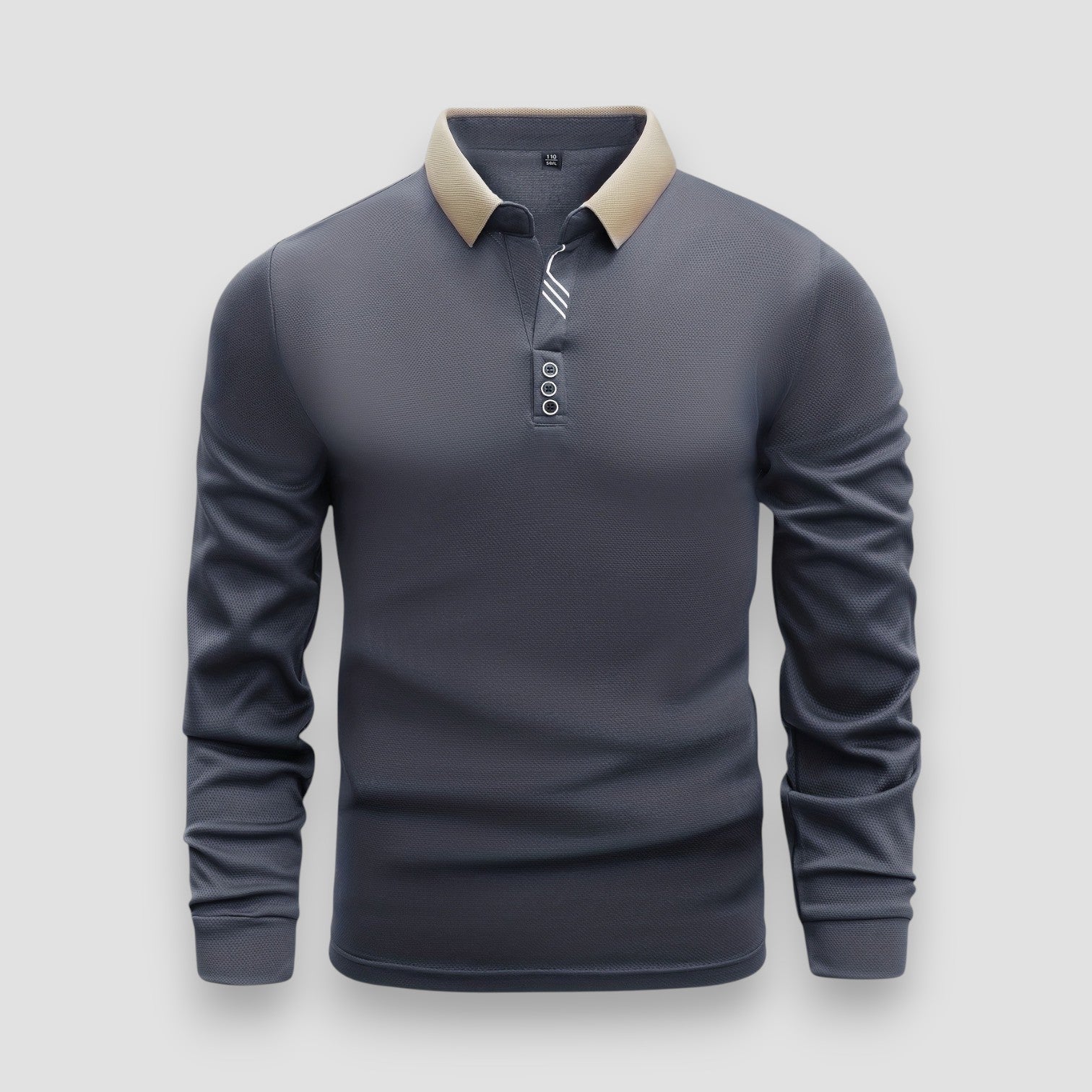 Adair | Retro Long-Sleeve Polo